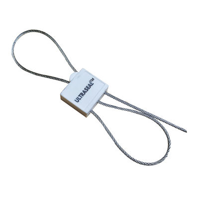 2.0 mm Diámetro del cable ISO 17712 Probado Doble bloqueo desechable Sello del cable de plástico metálico
