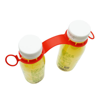 US-HDF38X49 48mm Manija de botella de agua de plástico para dos portabotellas Tamaño total 144*54*6.6 mm