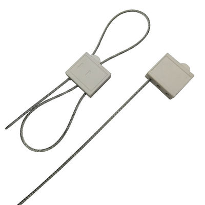 2.0 mm Diámetro del cable ISO 17712 Probado Doble bloqueo desechable Sello del cable de plástico metálico