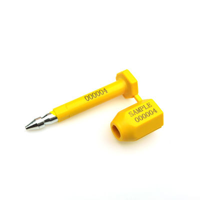 Sello de perno de barrera de acero revestido de metal ABS anti-despiración para el funcionamiento manual y desechable