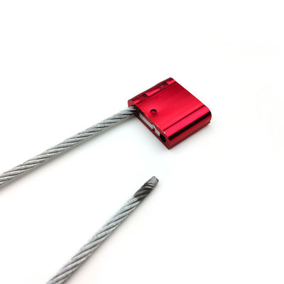 300 mm longitud del cable expuesto Sello del cable de seguridad mecánica aduanera para camión US-CC501
