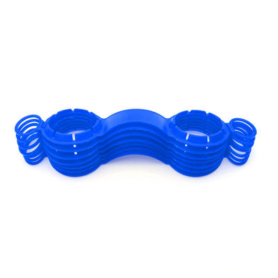 Azul US-HDF36X42F Clip de botella de plástico Portador de manija promocional de plástico Peso promedio 4.242 g / pc