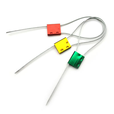 Área de marcado 26*22mm US-CC181 Contenedor de envío numerado Cable de acero Aluminio Seguridad de embarque Sellos de bloqueo