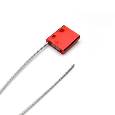 Área de marcado 26*22mm US-CC181 Contenedor de envío numerado Cable de acero Aluminio Seguridad de embarque Sellos de bloqueo