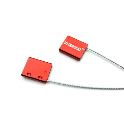 Área de marcado 26*22mm US-CC181 Contenedor de envío numerado Cable de acero Aluminio Seguridad de embarque Sellos de bloqueo