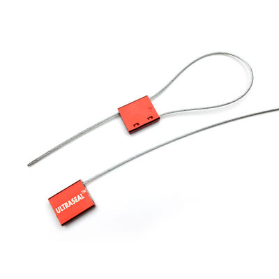 Área de marcado 26*22mm US-CC181 Contenedor de envío numerado Cable de acero Aluminio Seguridad de embarque Sellos de bloqueo