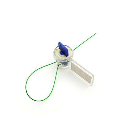 45.5*25.5*18.5 mm Torsión Apegada Claridad PC Código de barras Medidor de agua Sello de seguridad Amarillo