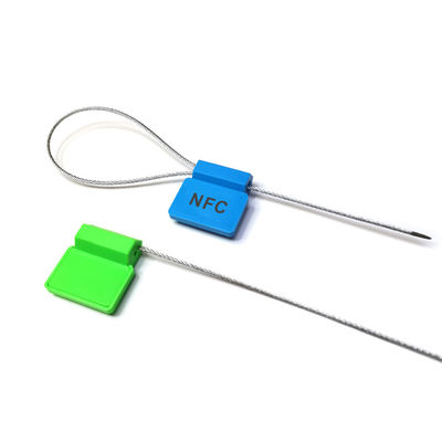 US-RF181B Código QR Sello de seguridad RFID Contenedor de cerradura con alambre de acero inoxidable