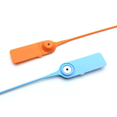 200 mm Sello de plástico apretado de tira para la etiqueta de seguridad Indicativo blanco e impresión de sello láser / caliente