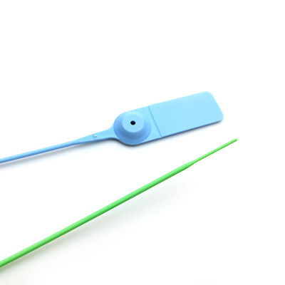 200 mm Sello de plástico apretado de tira para la etiqueta de seguridad Indicativo blanco e impresión de sello láser / caliente