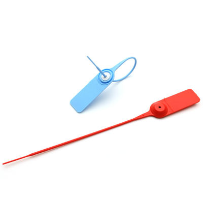 200 mm Sello de plástico apretado de tira para la etiqueta de seguridad Indicativo blanco e impresión de sello láser / caliente