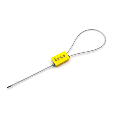 31.28*16.34*7.18 mm ABS revestido de alambre de acero numerado tubo de metal de seguridad del camión Sello del cable
