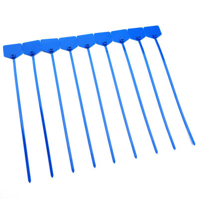 Etiquetas de cierre personalizadas corbata de 220 mm de nylon grabable con área de marcado / etiquetado 30 * 21 mm
