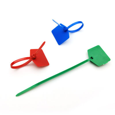 120mm 220mm Marcadores de autobloqueo etiqueta Cable Ties etiqueta de sellado de plástico Zip de nylon