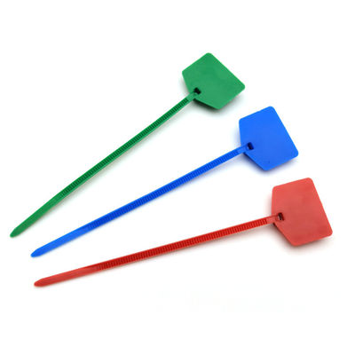 120mm 220mm Marcadores de autobloqueo etiqueta Cable Ties etiqueta de sellado de plástico Zip de nylon