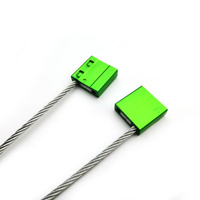 US-CC402 Sello de cable de alambre aduanero de alta seguridad con fiabilidad de aleación de aluminio verde