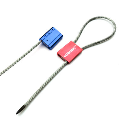 ISO 17712 Sello de contenedor a prueba de alteraciones Sello de cable de camión con 300 mm de longitud de cable expuesta por defecto