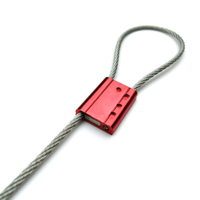 ISO 17712 Sello de contenedor a prueba de alteraciones Sello de cable de camión con 300 mm de longitud de cable expuesta por defecto