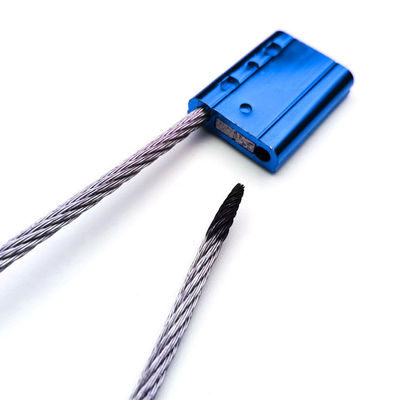 ISO 17712 Sello de contenedor a prueba de alteraciones Sello de cable de camión con 300 mm de longitud de cable expuesta por defecto