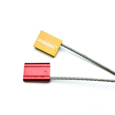 ISO 17712 Sello de contenedor a prueba de alteraciones Sello de cable de camión con 300 mm de longitud de cable expuesta por defecto