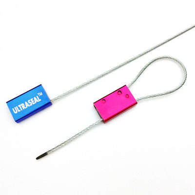 Mecanismo de bloqueo apretado de mini-cable sello de seguridad para el cable de alambre de contenedor 1.8mm