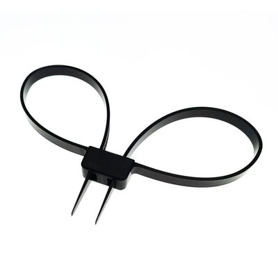 12*690 mm Autobloqueable Tirante Policial Estricto Seguridad Doble Flexibilidad Plastic Manos de nylon