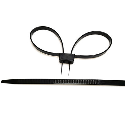 12*690 mm Autobloqueable Tirante Policial Estricto Seguridad Doble Flexibilidad Plastic Manos de nylon