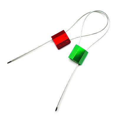 1.8mm Sellos de cable de seguridad ajustados para camiones de logística 26*26*8.5 mm
