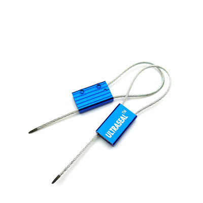 1.5mm Diámetro de alambre Mini Pull Tight Cable Seal para la logística 24*14.6*6 mm Resistencia a la tracción 1.96 KN 200 KG