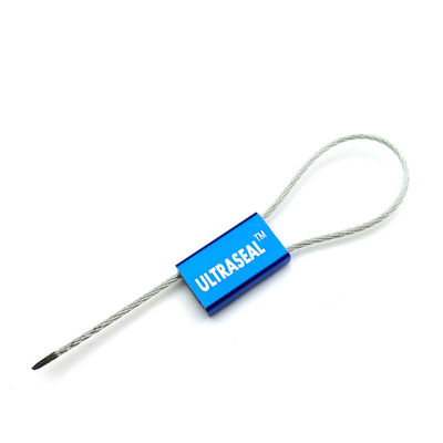 1.5mm Diámetro de alambre Mini Pull Tight Cable Seal para la logística 24*14.6*6 mm Resistencia a la tracción 1.96 KN 200 KG