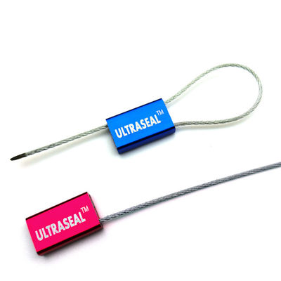 1.5mm Diámetro de alambre Mini Pull Tight Cable Seal para la logística 24*14.6*6 mm Resistencia a la tracción 1.96 KN 200 KG