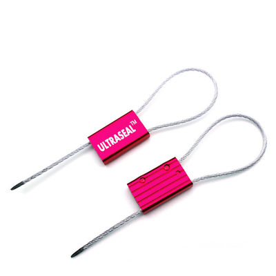 1.5mm Diámetro de alambre Mini Pull Tight Cable Seal para la logística 24*14.6*6 mm Resistencia a la tracción 1.96 KN 200 KG