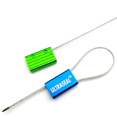 1.5mm Diámetro de alambre Mini Pull Tight Cable Seal para la logística 24*14.6*6 mm Resistencia a la tracción 1.96 KN 200 KG