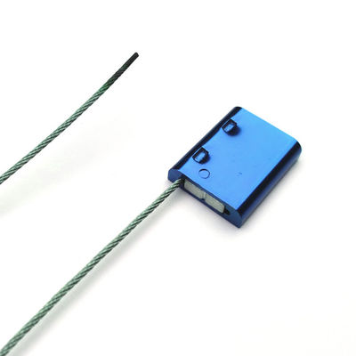 Sello de seguridad de cable de puerta de contenedor de camión de aleación de aluminio de 1,5 mm con impresión láser