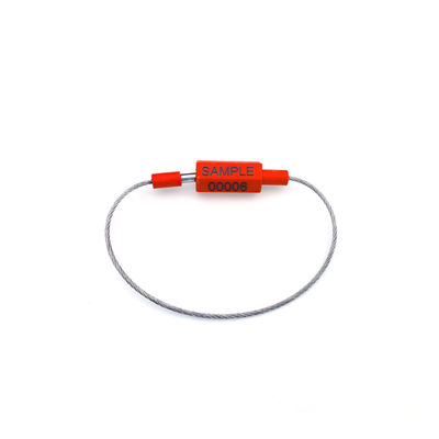 2.8 KN Laser de resistencia a la tracción Impreso US-CC182A Sello de cable de longitud fija para camiones de contenedores