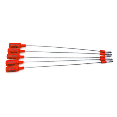 2.8 KN Laser de resistencia a la tracción Impreso US-CC182A Sello de cable de longitud fija para camiones de contenedores