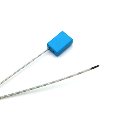 US-CC181C Etiqueta de seguridad para camiones de contenedores Sello de plástico manipulado Diámetro del cable naranja 1,8 mm
