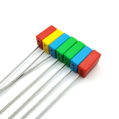 US-CC181C Etiqueta de seguridad para camiones de contenedores Sello de plástico manipulado Diámetro del cable naranja 1,8 mm