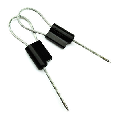 300 mm de cable expuesto de acero galvanizado alambre de manipulación prueba de contenedor de seguridad sello de cable
