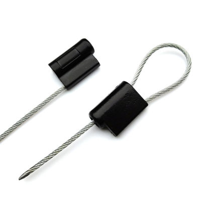 300 mm de cable expuesto de acero galvanizado alambre de manipulación prueba de contenedor de seguridad sello de cable
