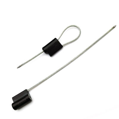 300 mm de cable expuesto de acero galvanizado alambre de manipulación prueba de contenedor de seguridad sello de cable