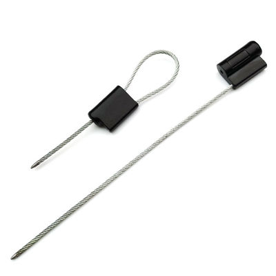 300 mm de cable expuesto de acero galvanizado alambre de manipulación prueba de contenedor de seguridad sello de cable