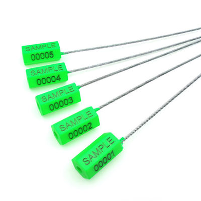 US-CC181A Camión de contenedores Sello de plástico ABS revestido Sello de etiqueta de cable y hierro 45