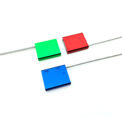 2.0mm Diámetro Impreso con láser de aluminio de seguridad del cable de contenedor de alambre de sello para personalizado