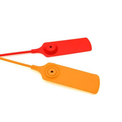 Sello de plástico de aerolíneas impermeable de autobloqueo de 200 mm con peso promedio de 2,19 g/pc