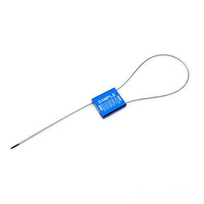 US-CC151 Sellos ajustables de cable de bloqueo automático con una longitud expuesta de 300 mm y un diámetro de 1,5 mm