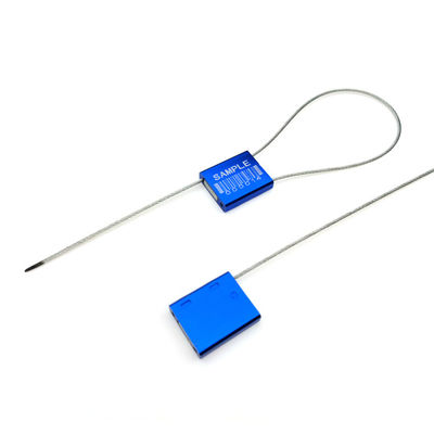 US-CC151 Sellos ajustables de cable de bloqueo automático con una longitud expuesta de 300 mm y un diámetro de 1,5 mm