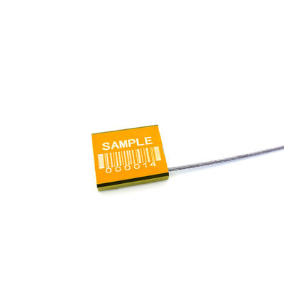 US-CC151 Sellos ajustables de cable de bloqueo automático con una longitud expuesta de 300 mm y un diámetro de 1,5 mm