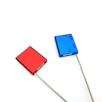 US-CC151 Sellos ajustables de cable de bloqueo automático con una longitud expuesta de 300 mm y un diámetro de 1,5 mm