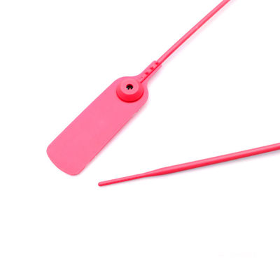 305 mm Pull Tight Plastic Seal Tag para seguridad a prueba de alteraciones 380 N Resistencia a la tracción